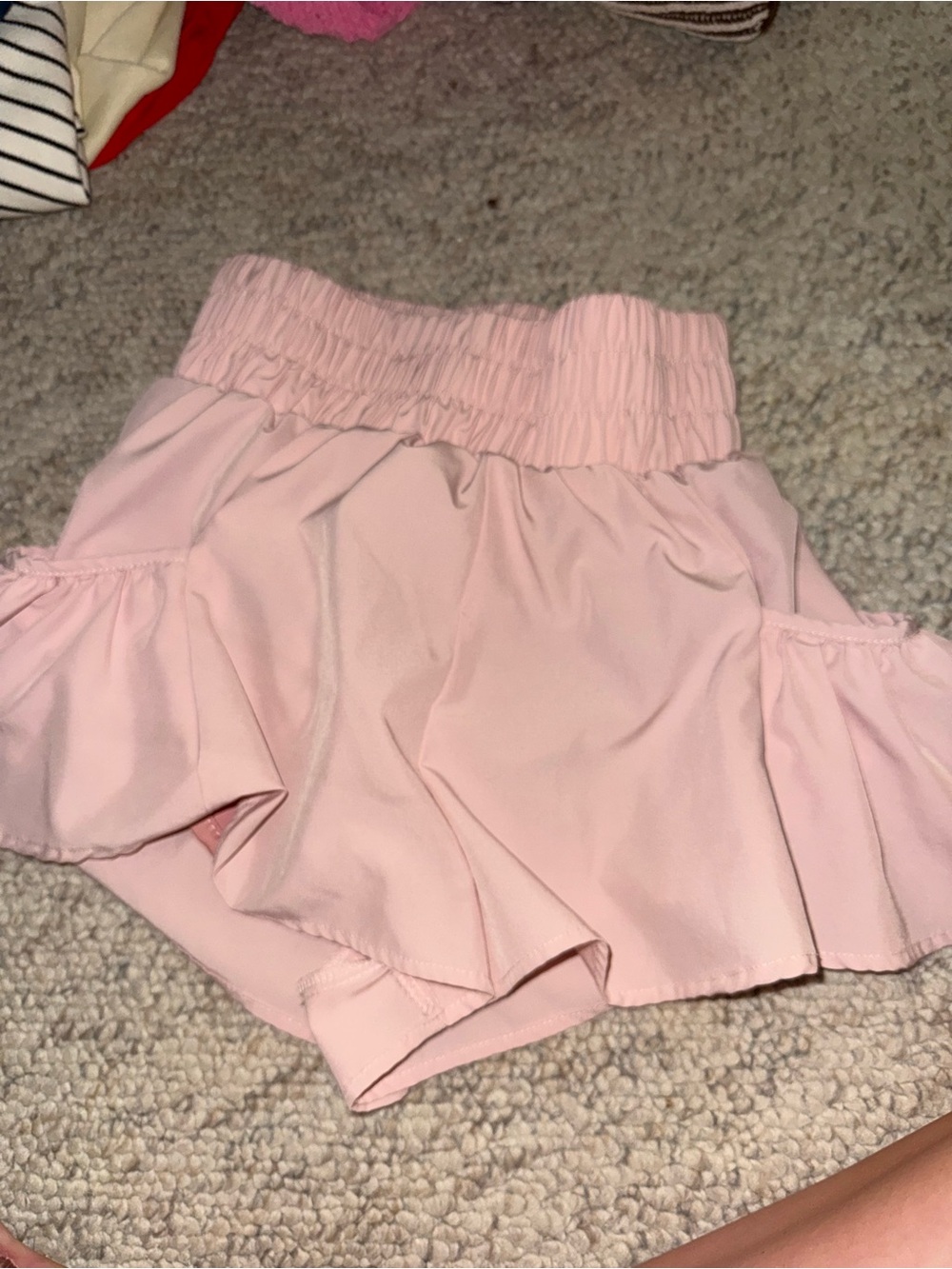 Amazon Pink Ruffle Mini Skirt